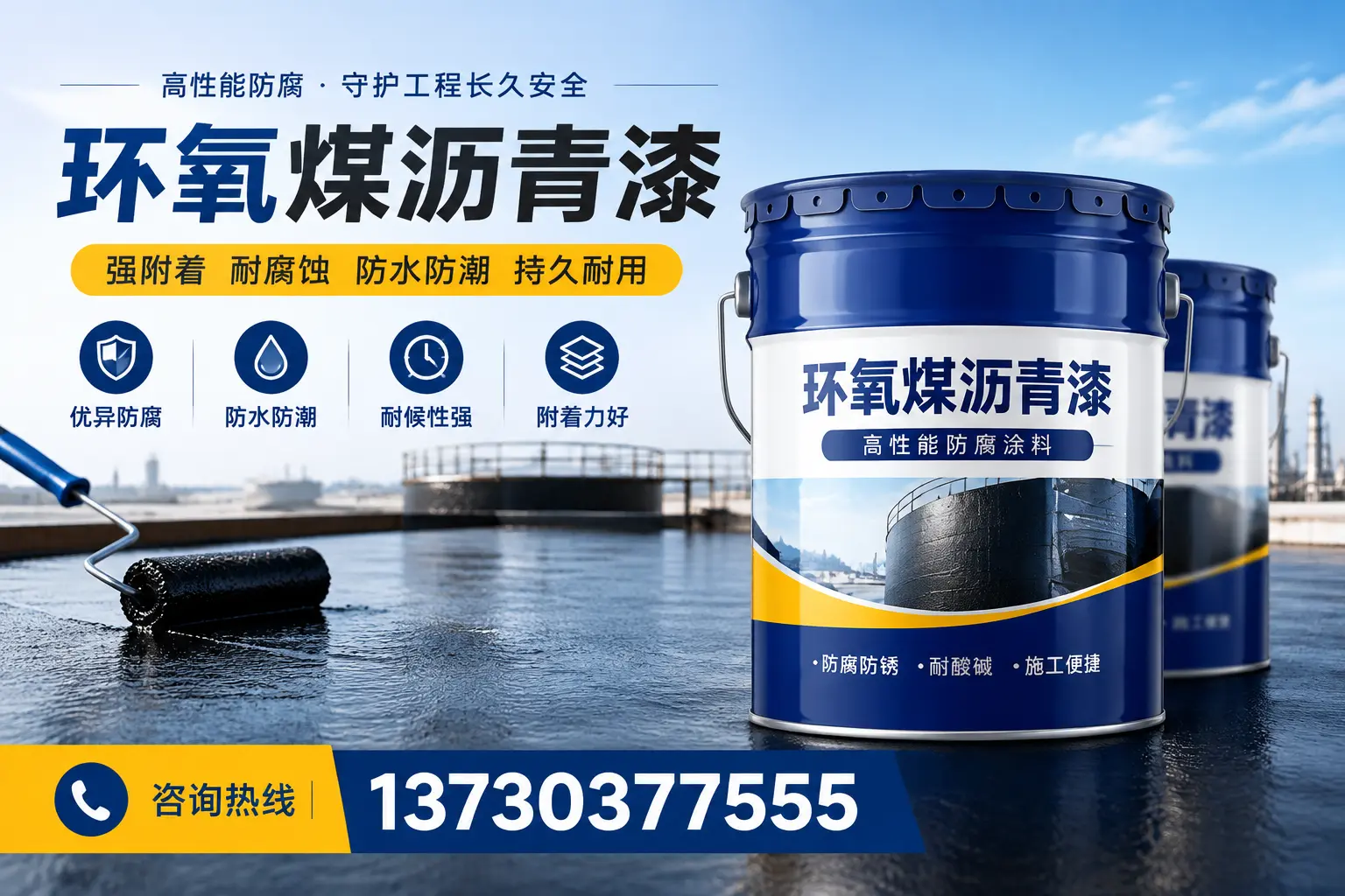 如何判断环氧煤沥青漆的质量?广灵消费者指南