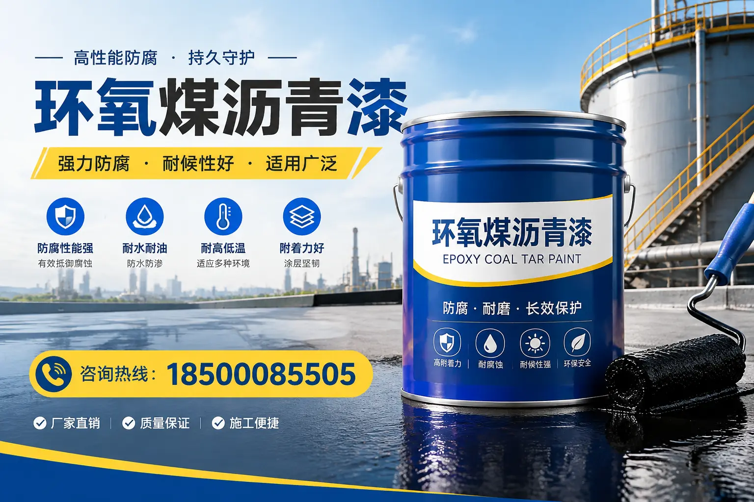环氧煤沥青漆的储存与运输注意事项，广灵企业须知